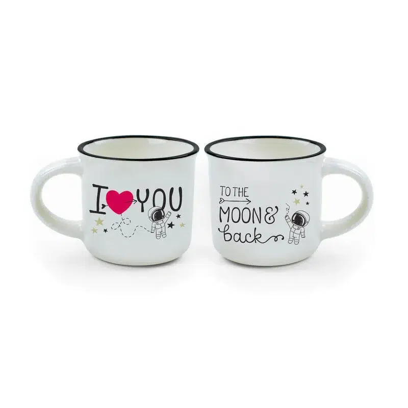 2 Tasses à café I To the moon