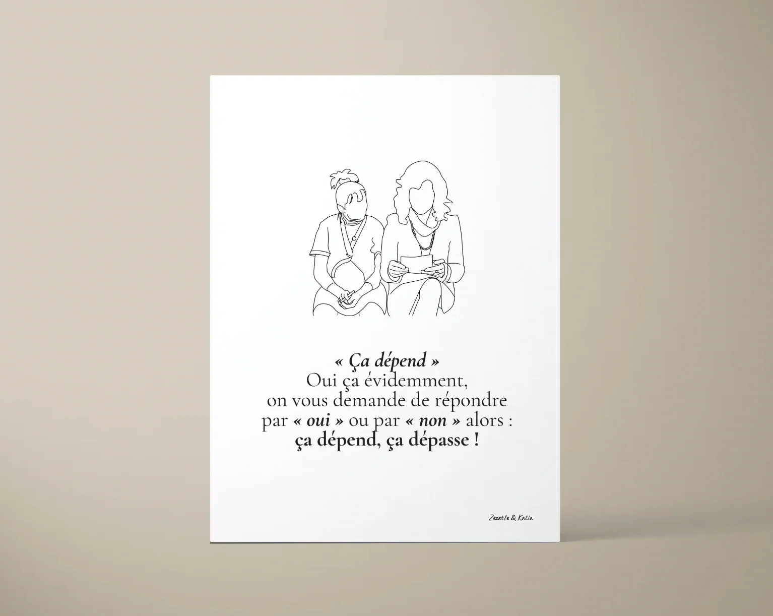 Affiche I Le Père Noël est une ordure - "Ça dépend"