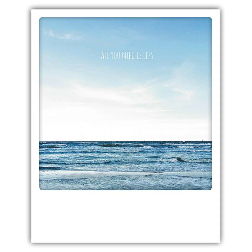 all you need is less
