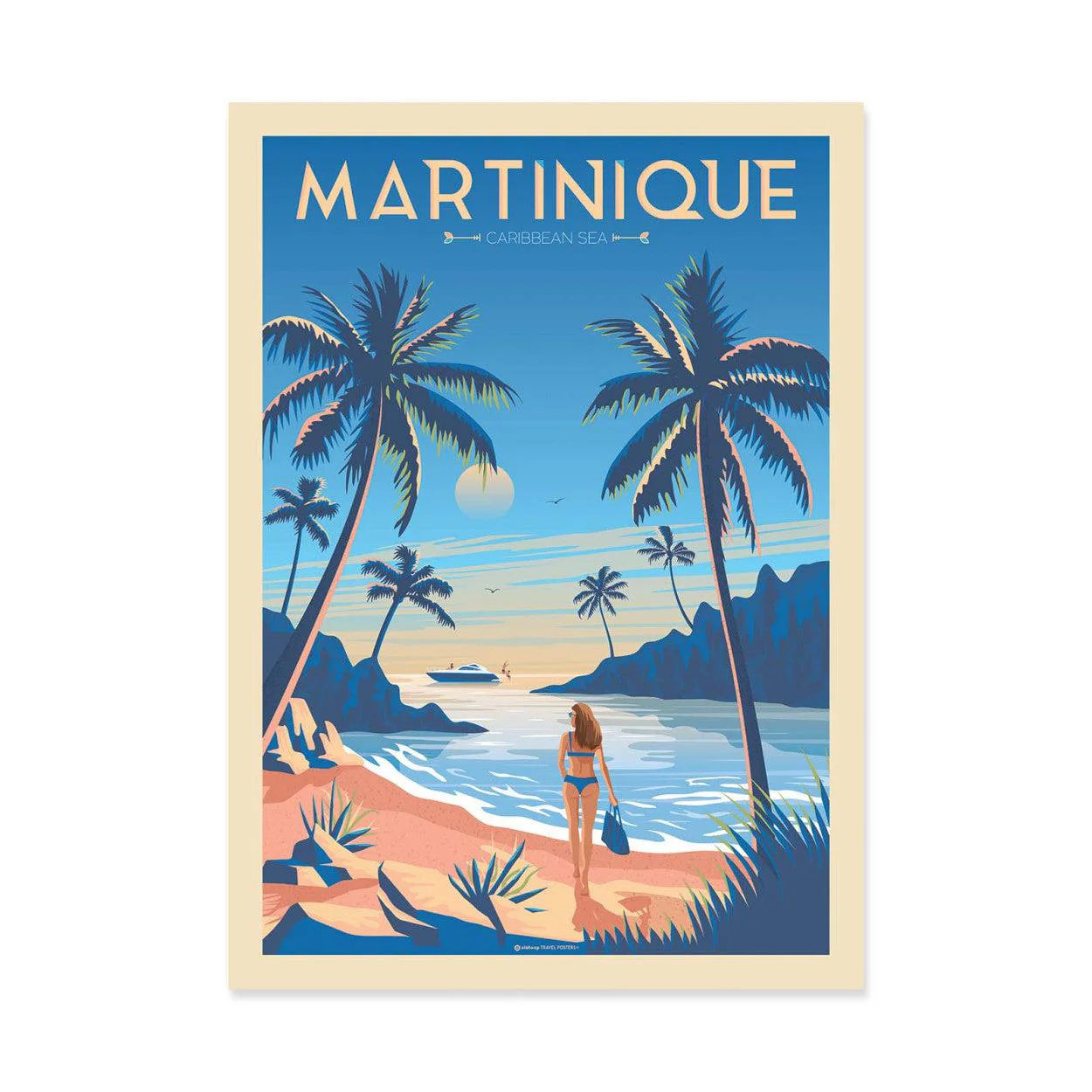 Art-Poster - Martinique - Olahoop Travel Posters