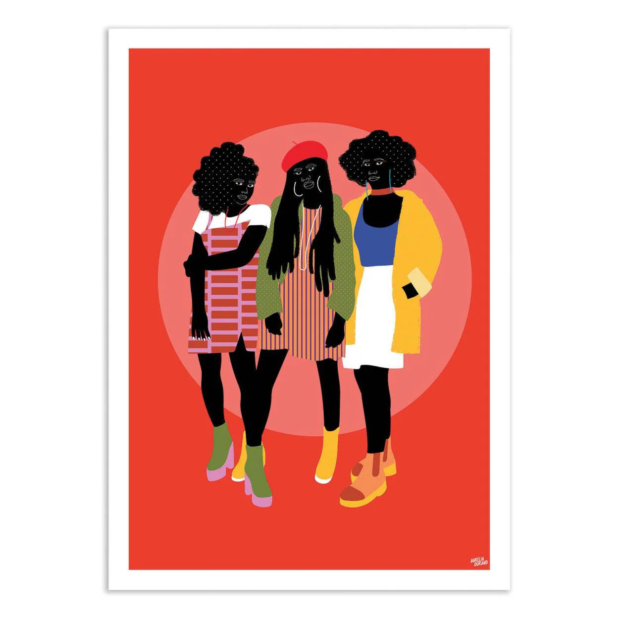 Art-Poster - Triplettes V2 - Aurélia Durand