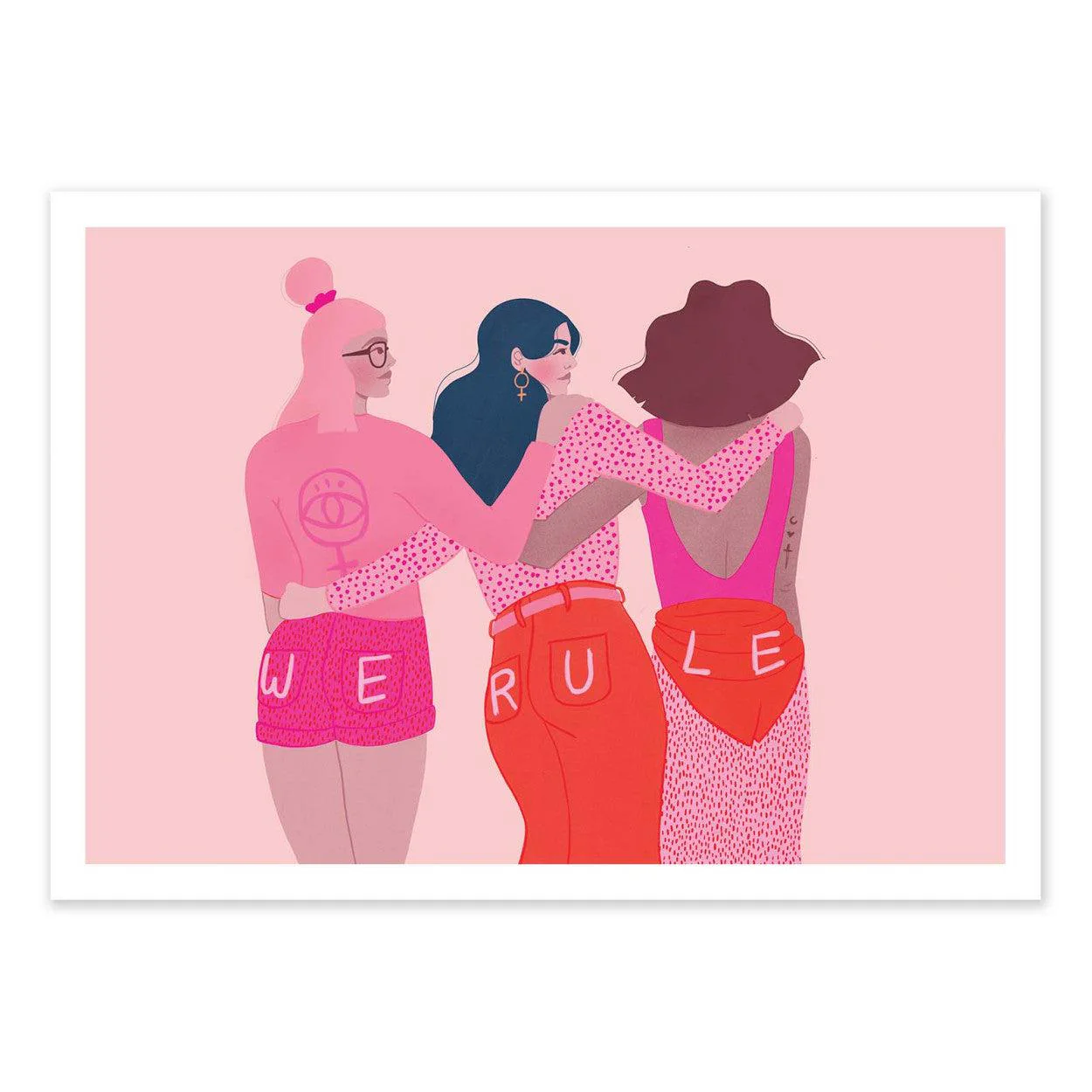 Art-Poster - We rule - Veronika Grenzebach by The Artcicle