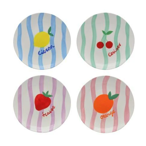 Assiette à Dessert Diego Fruit - Plueisurs modèles dispo