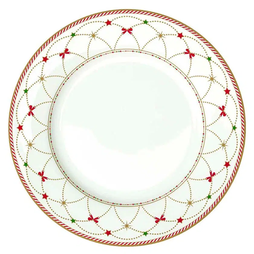 Assiette plate D26,5cm avec casse-noisette "Nutcracker Twist"
