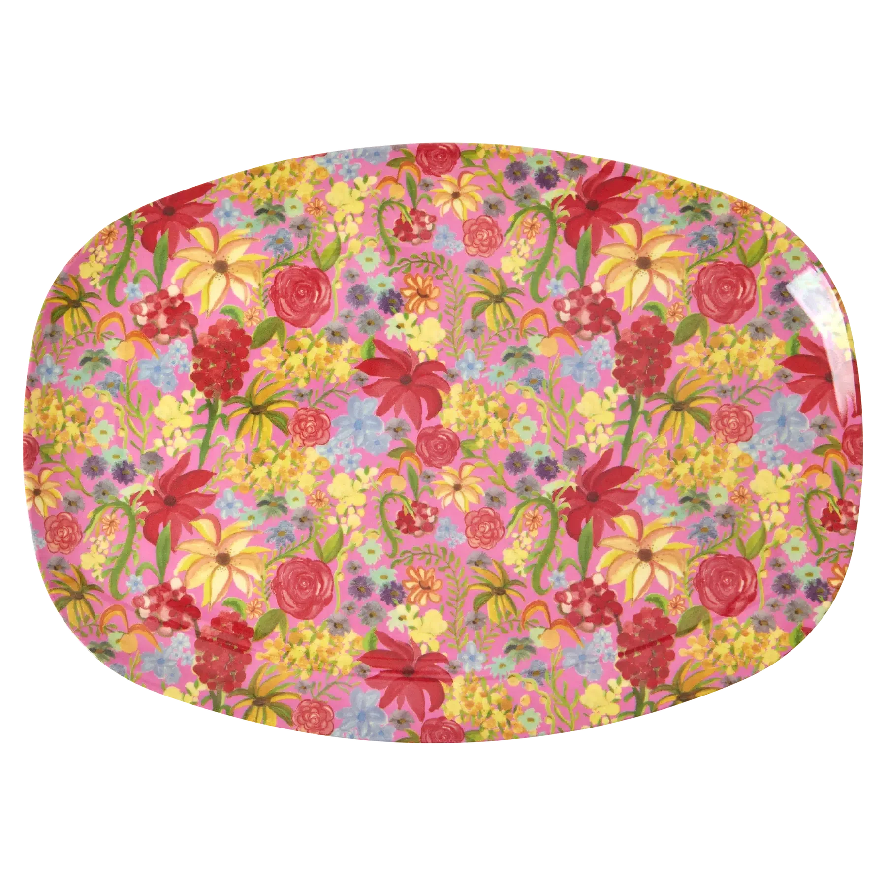 Assiette rectangulaire Mélamine I Swedish Flower - Image 2