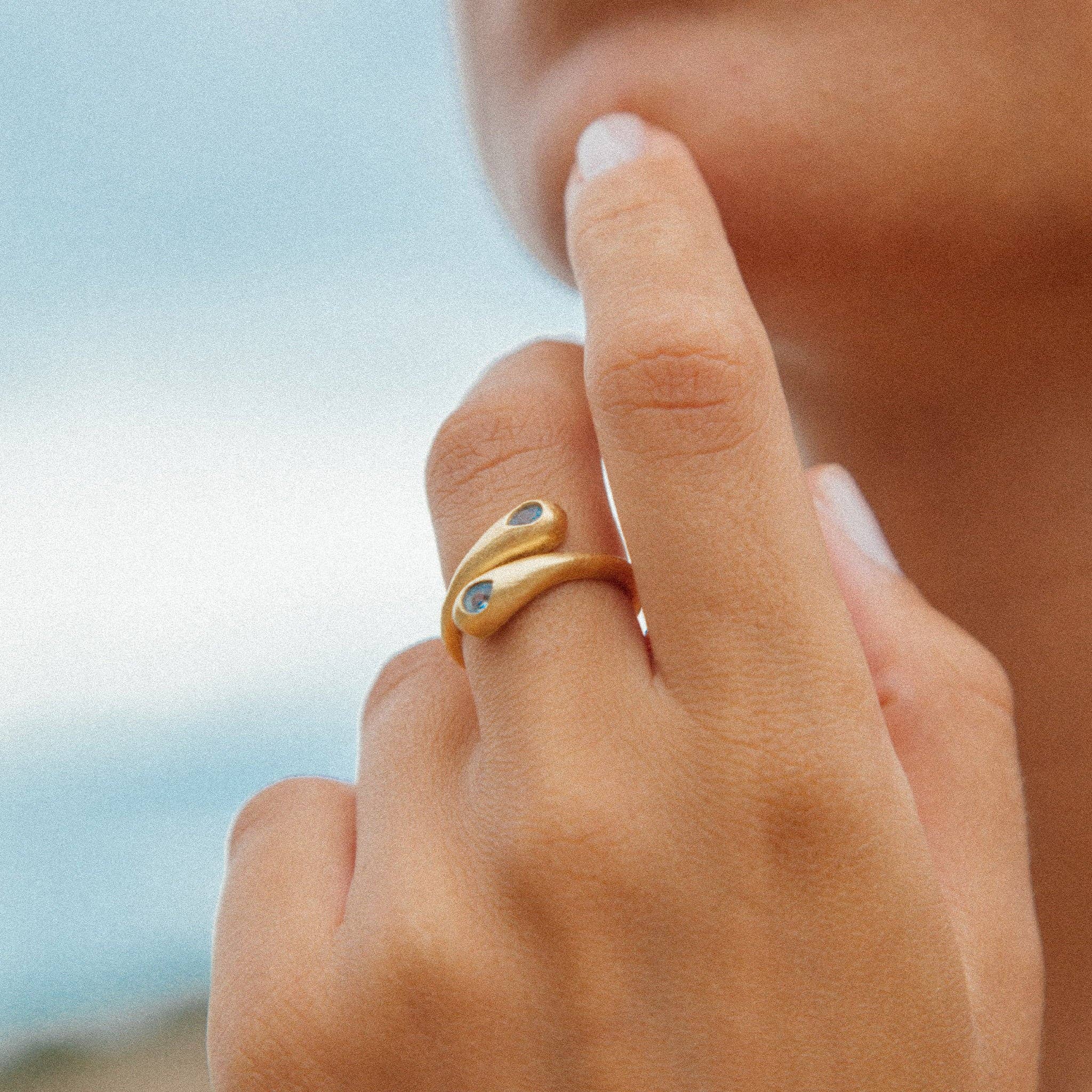 Bague Catalina | Bijoux en or, cadeau imperméable - Image 3