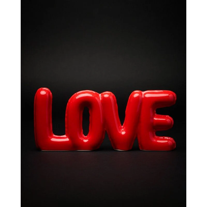 Balloon Lettering Love Red