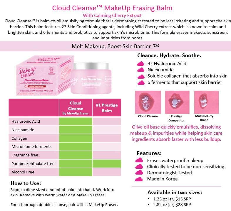 Baume Cloud Cleanse | Formule coréenne émulsifiante - 2,82 oz - Image 14