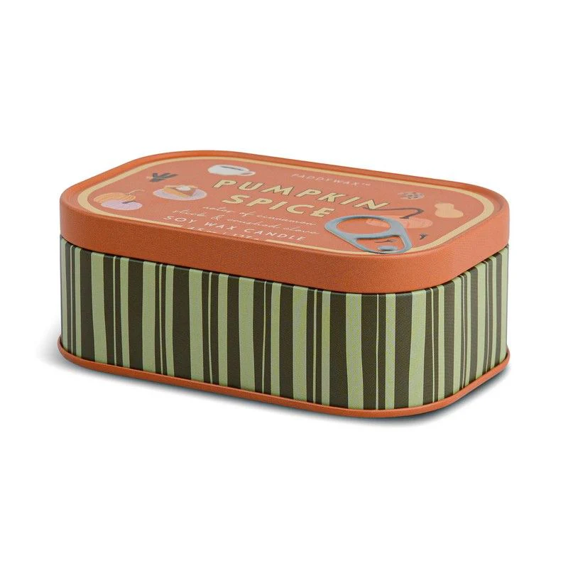 Bistro 4.5oz/127g Pumpkin Printed Tin Candle - Pumpkin Spice - Image 2