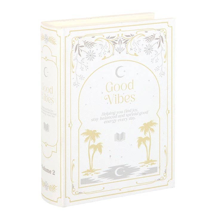 Boîte de rangement en forme de livre blanc - Image 2