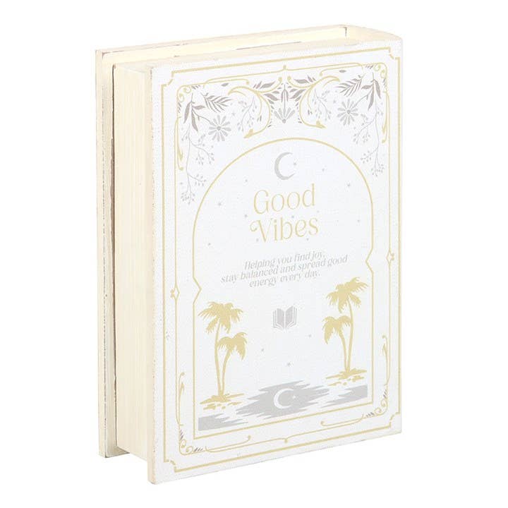 Boîte de rangement en forme de livre blanc - Image 3