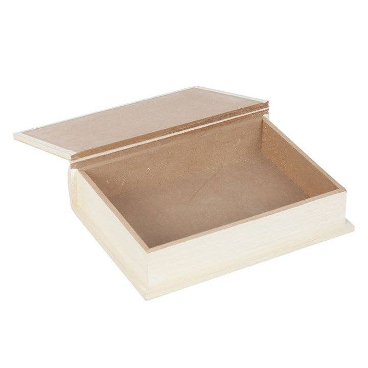 Boîte de rangement en forme de livre blanc - Image 4