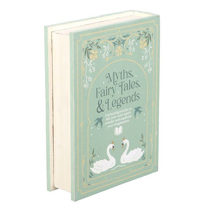 Boîte de rangement en forme de livre vert - Image 3