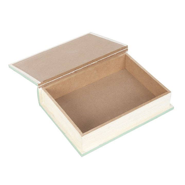 Boîte de rangement en forme de livre vert - Image 4