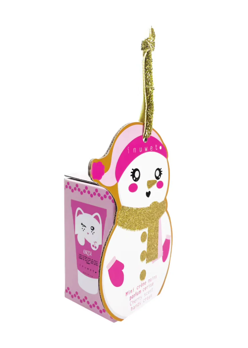 Bonhomme de neige Santa - Mini Crème mains et ongles - Image 2