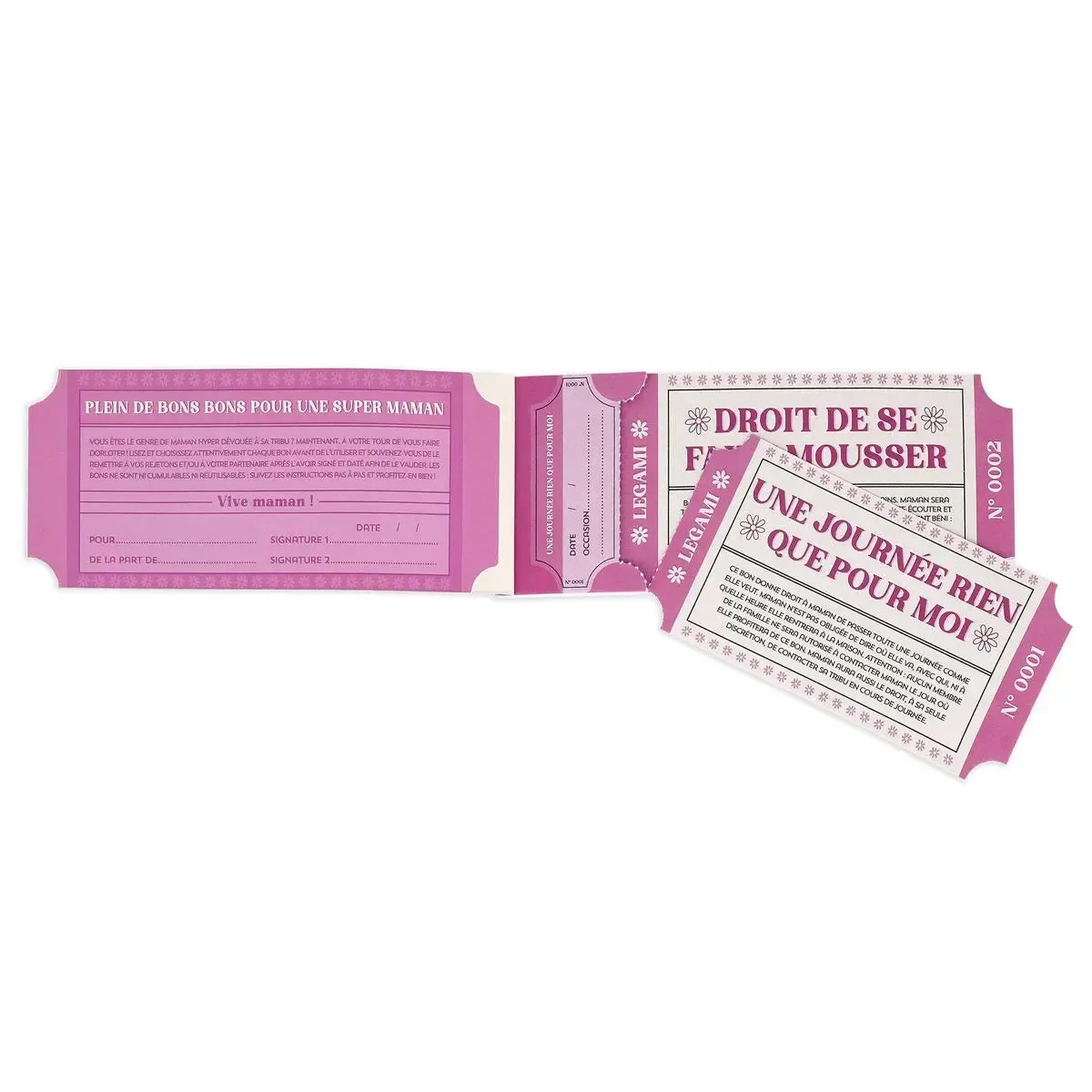 Book Of 24 Vouchers - Gift Voucher - Fr - Mom - Image 2