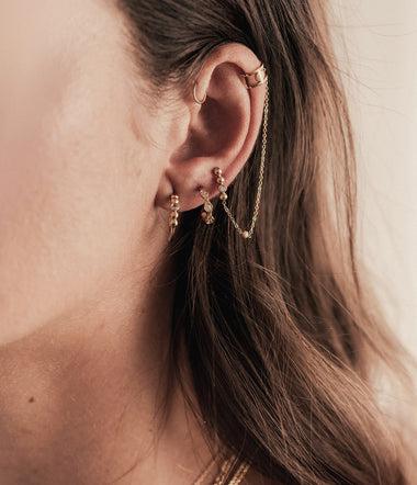 Boucles d'oreilles créoles Muri - Image 2