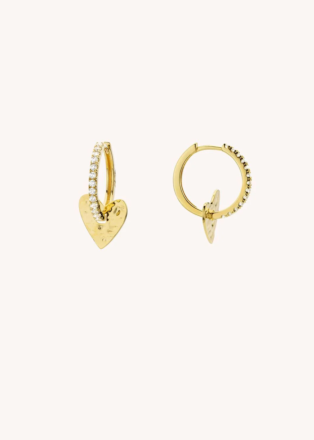 BOUCLES D'OREILLES - HEART HOOPS