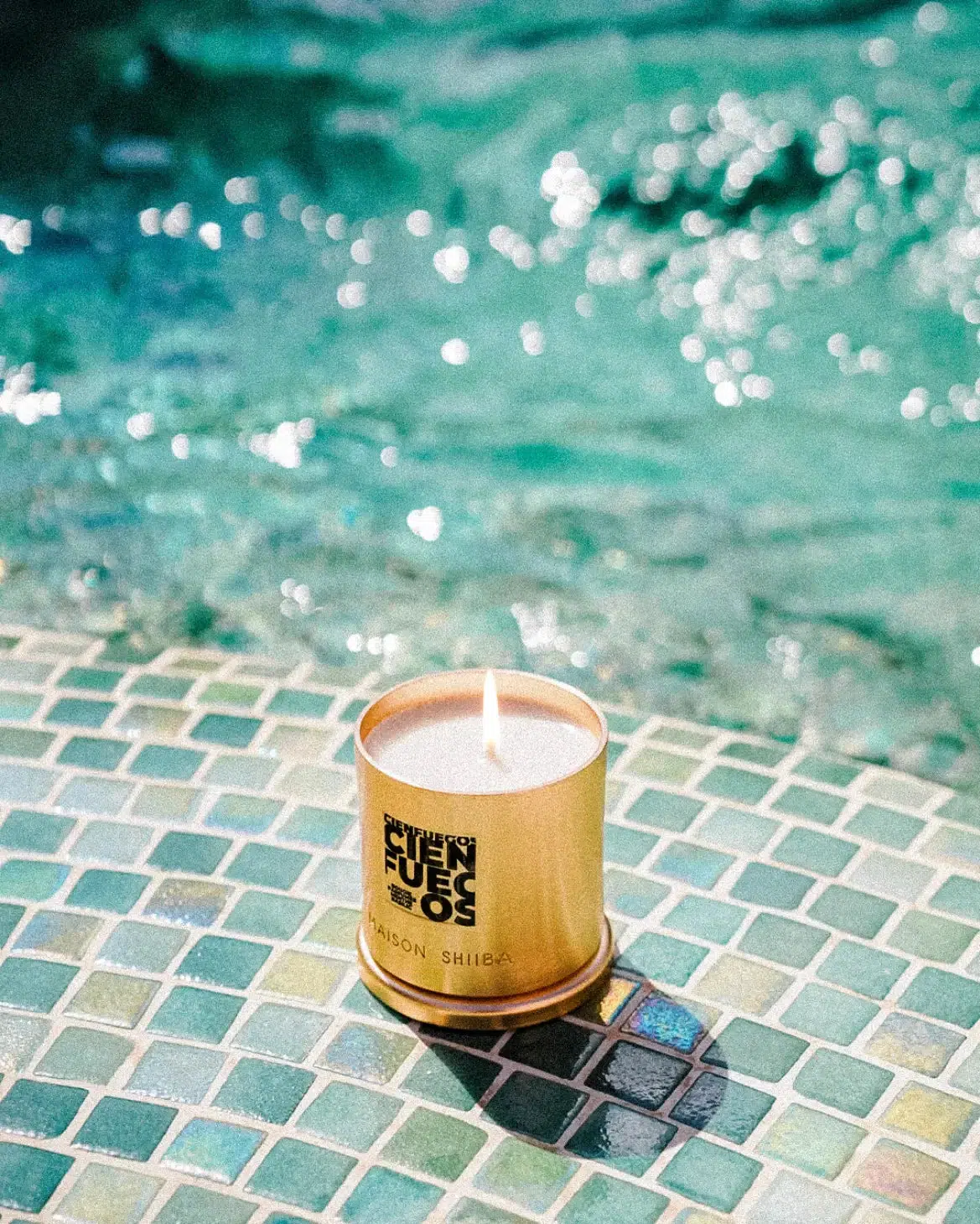 Bougie avec mantra I Cienfuegos (menthe basilic)