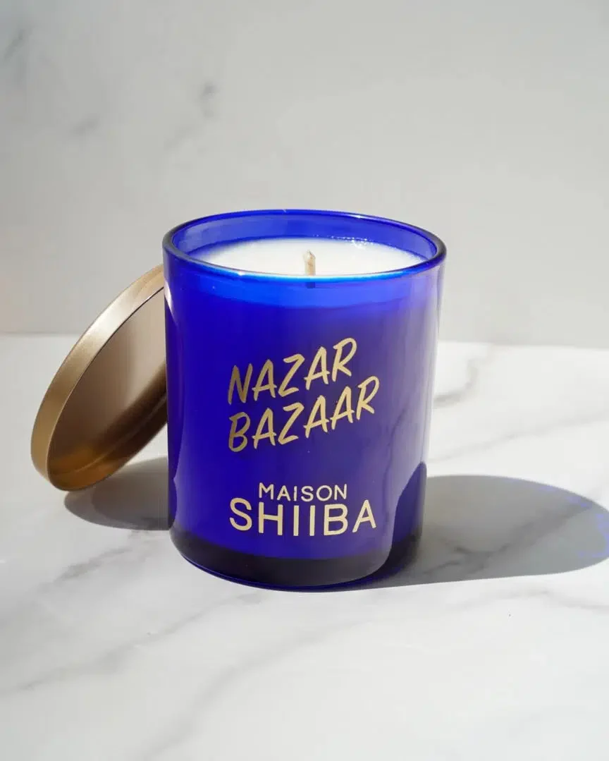 Bougie avec mantra I Nazar Bazaar