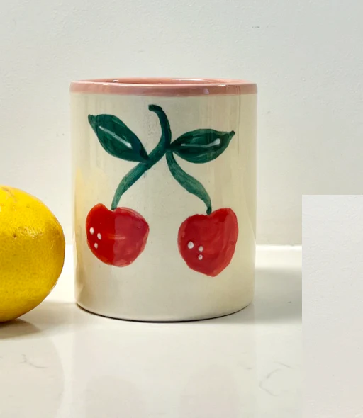 Bougie céramique I Cerise