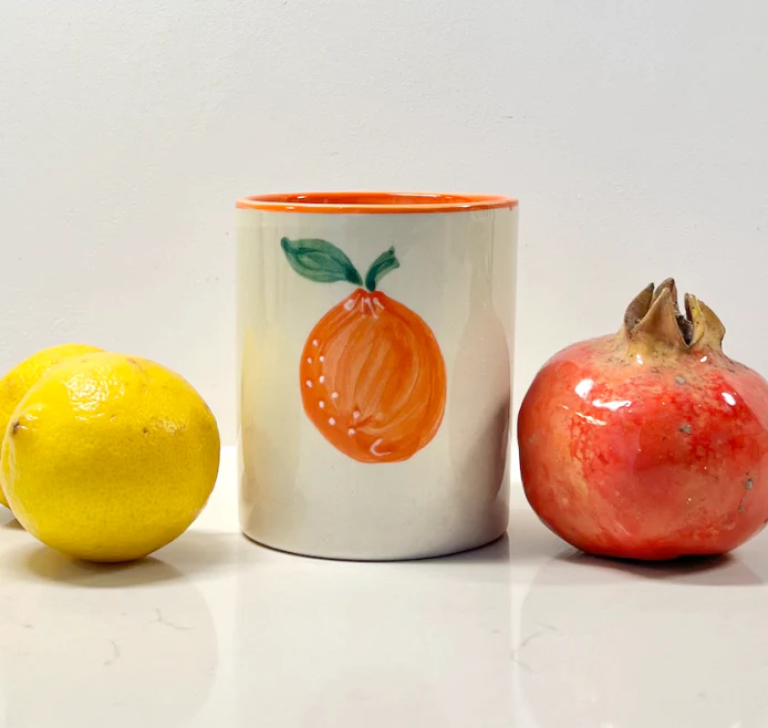Bougie céramique I Orange