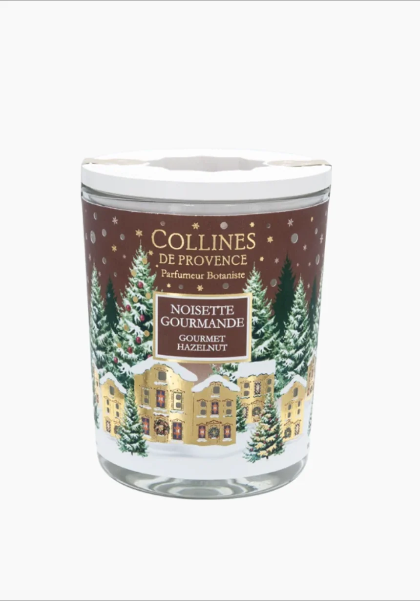 Bougie Parfumée Noël Noisette Gourmande 180 gr