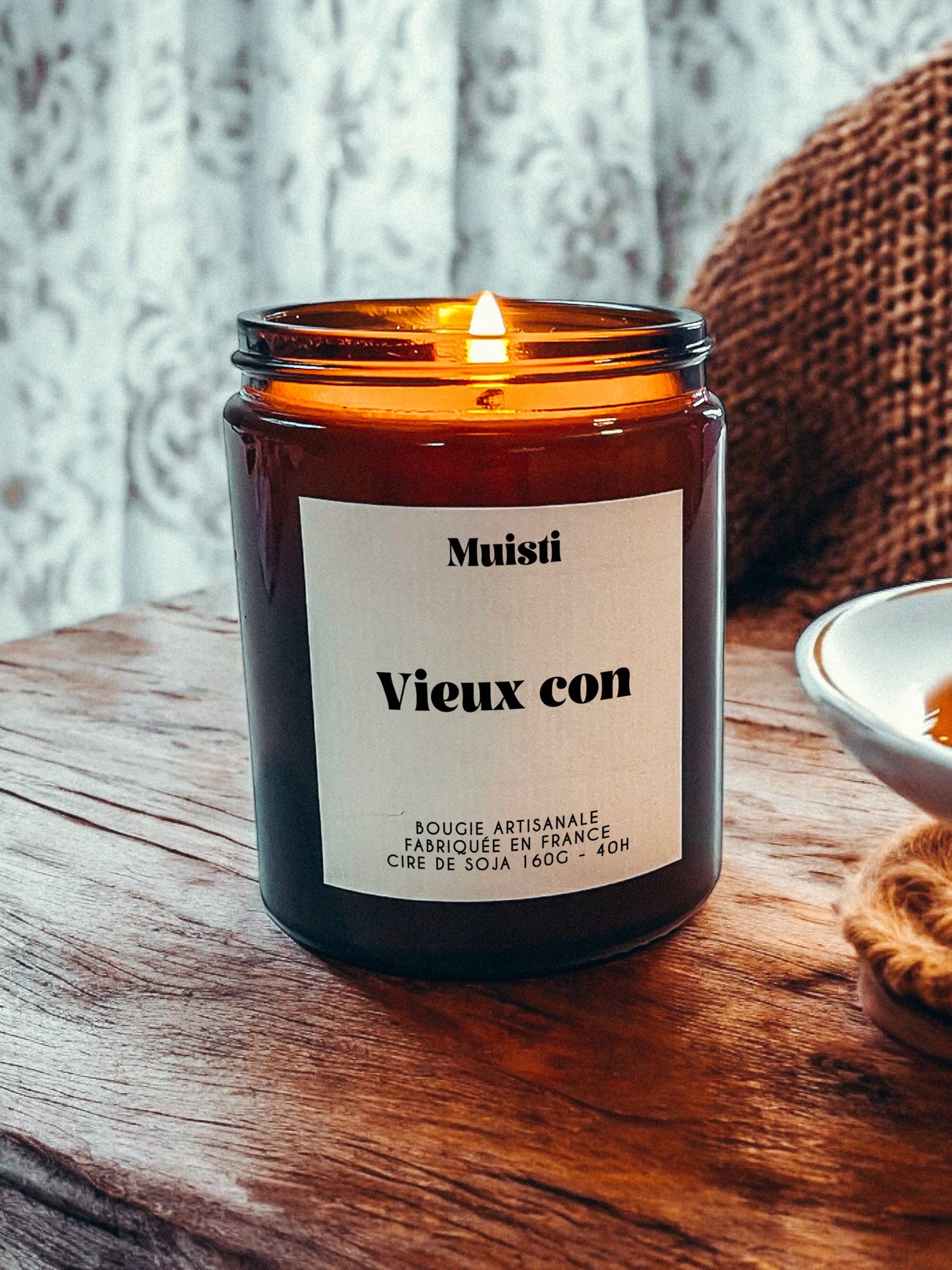 Bougie - Vieux con: Au coin du feu