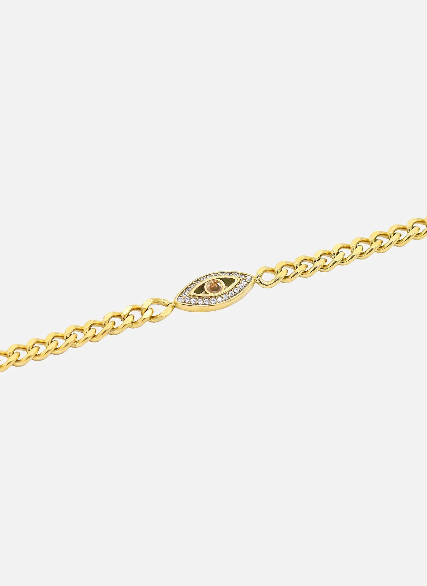 Bracelet chaîne Karnak Or / Oxyde De Zirconium Jaune