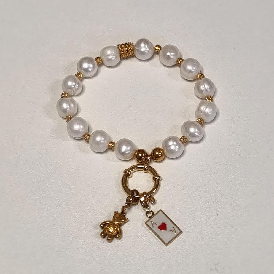 Bracelet Élastique Perles d'eau douce