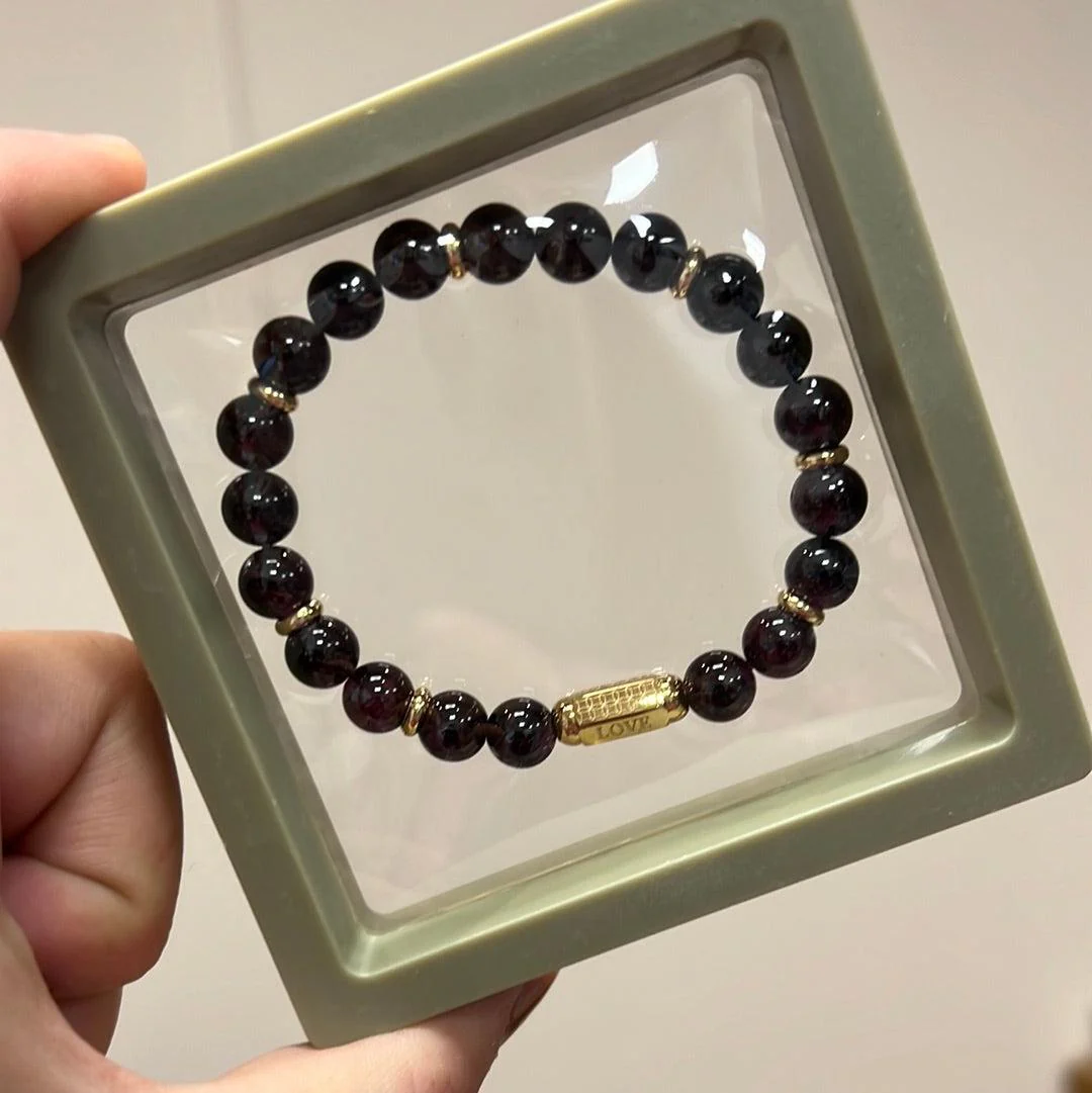 Bracelet en Pierre - Grenat