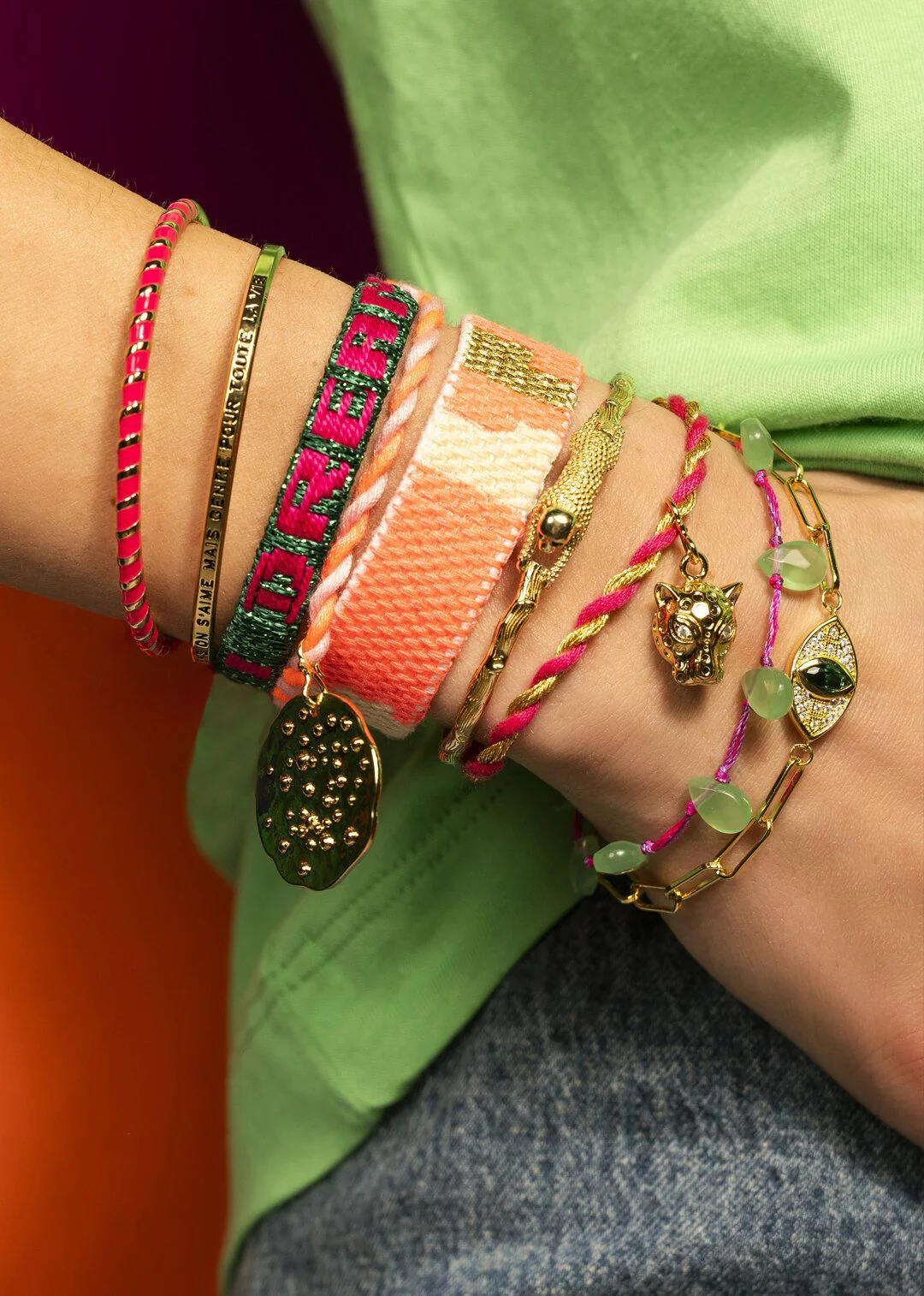 BRACELET - GREEN OJO - Image 2