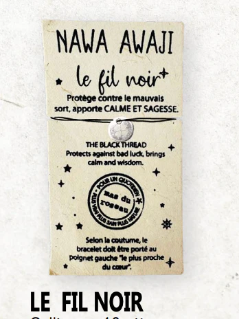 BRACELET MAGIQUE FIL NOIR