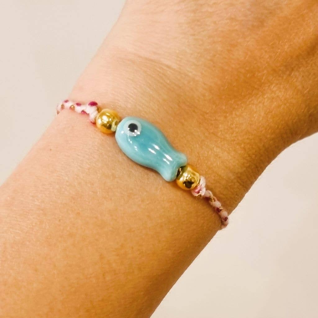 Bracelet poisson bleu - Image 2
