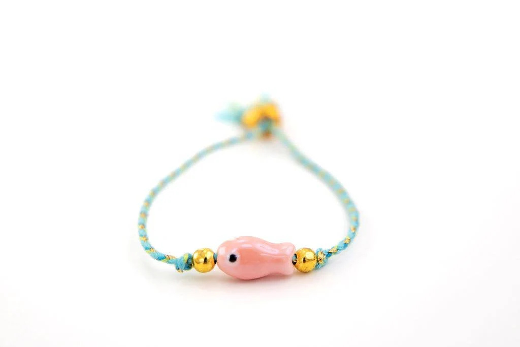 Bracelet poisson rose