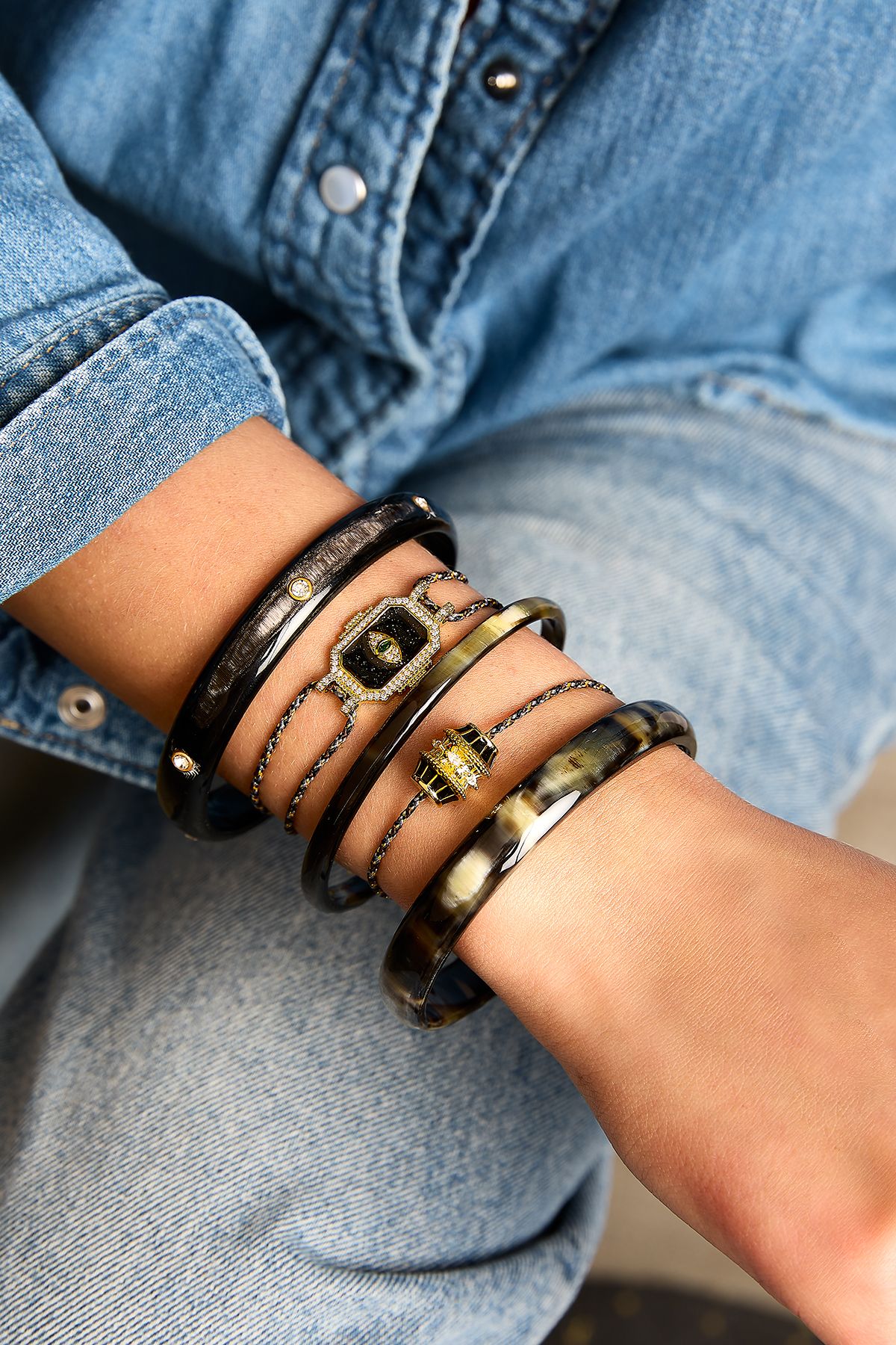 BRACELET - SMALL BLACK LUPITA I T1 - Image 2