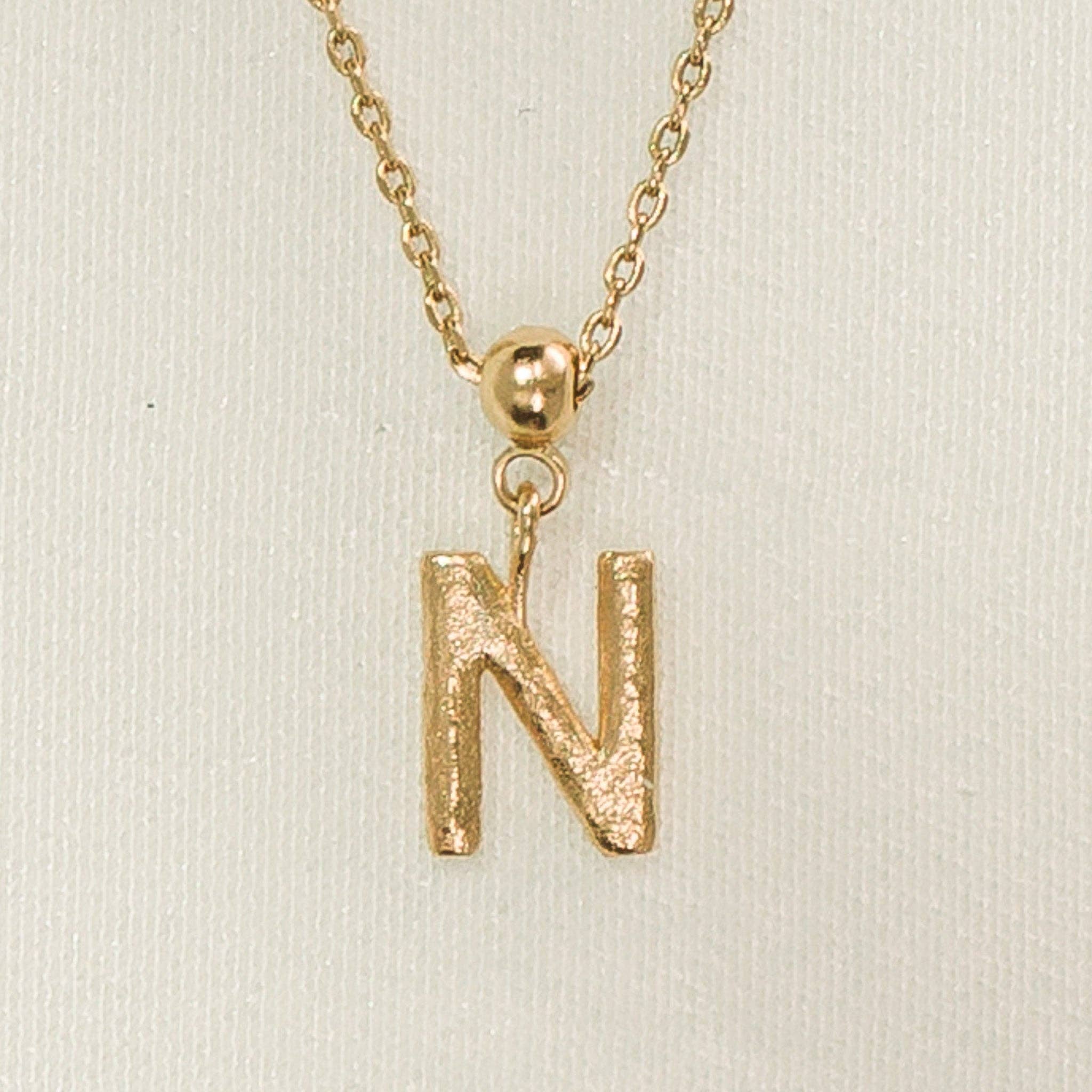 Breloque en forme de lettre | Bijoux en or, cadeau imperméable: B / Breloque seulement - Image 21