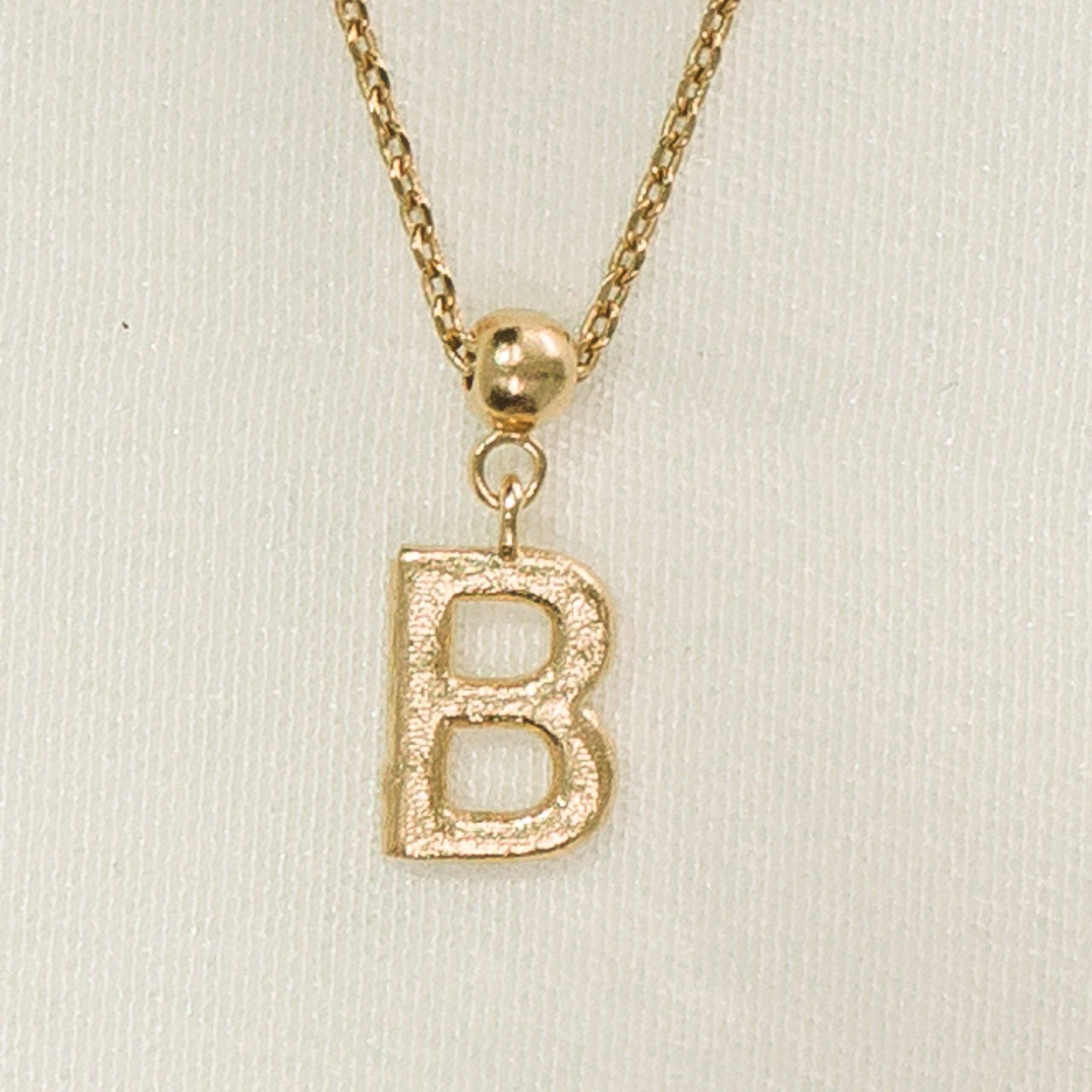 Breloque en forme de lettre | Bijoux en or, cadeau imperméable: C / Breloque seulement - Image 10
