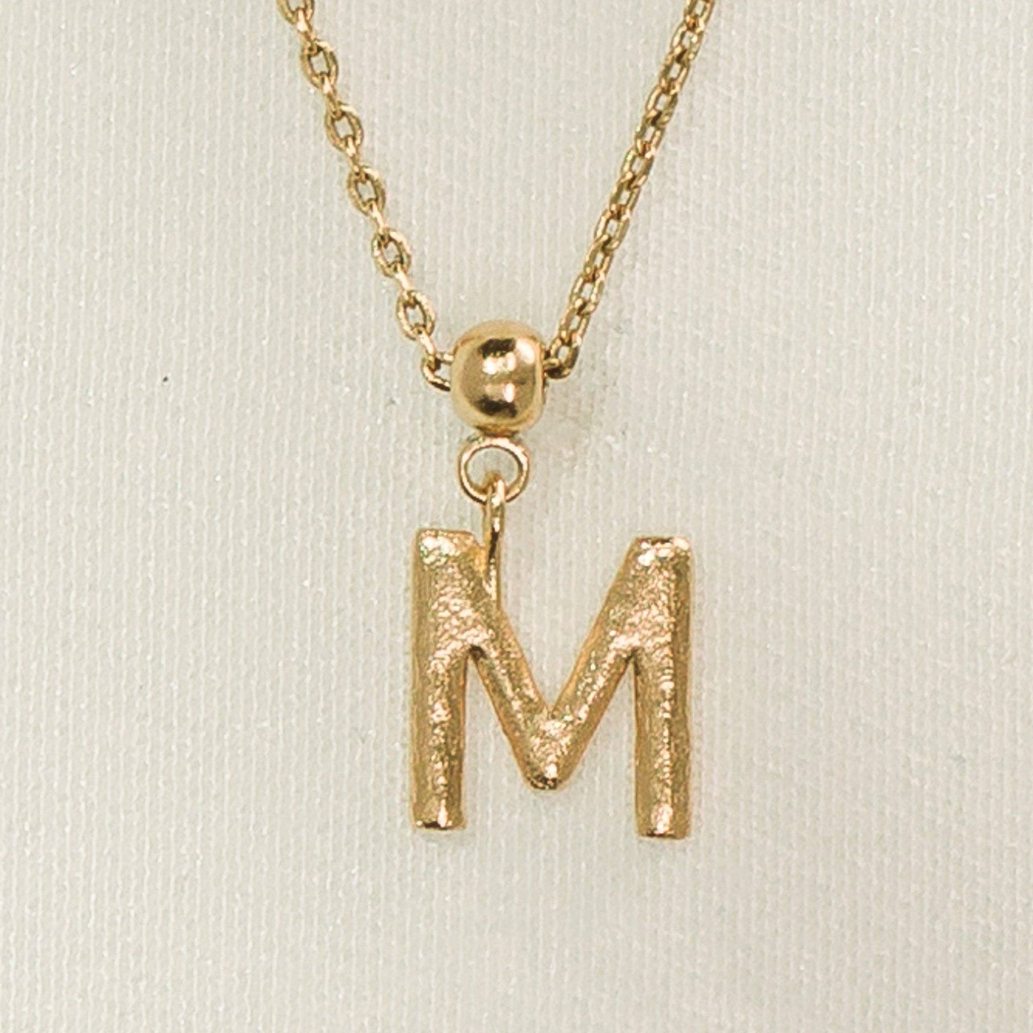 Breloque en forme de lettre | Bijoux en or, cadeau imperméable: D / Breloque seulement - Image 20