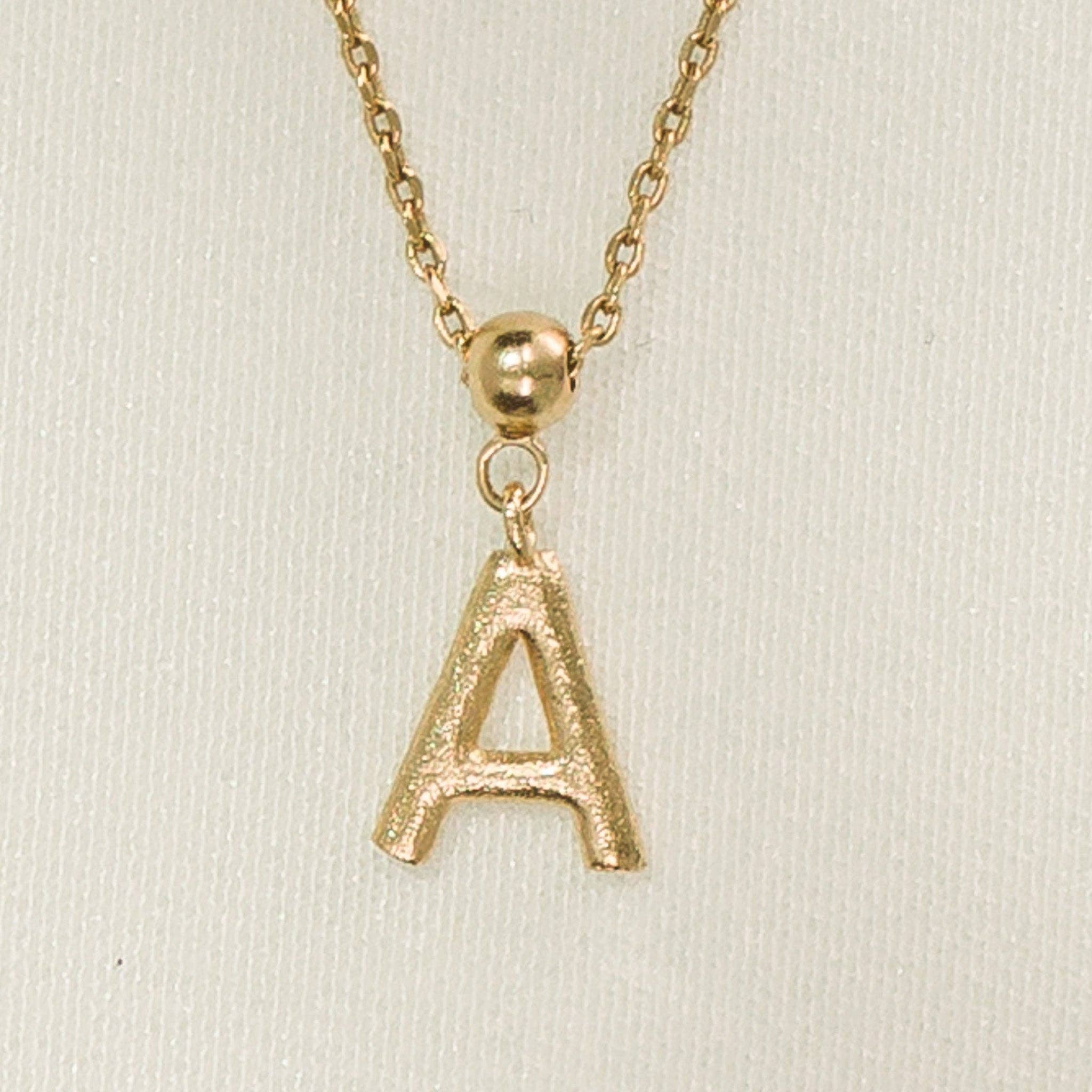 Breloque en forme de lettre | Bijoux en or, cadeau imperméable: H / Breloque seulement - Image 9