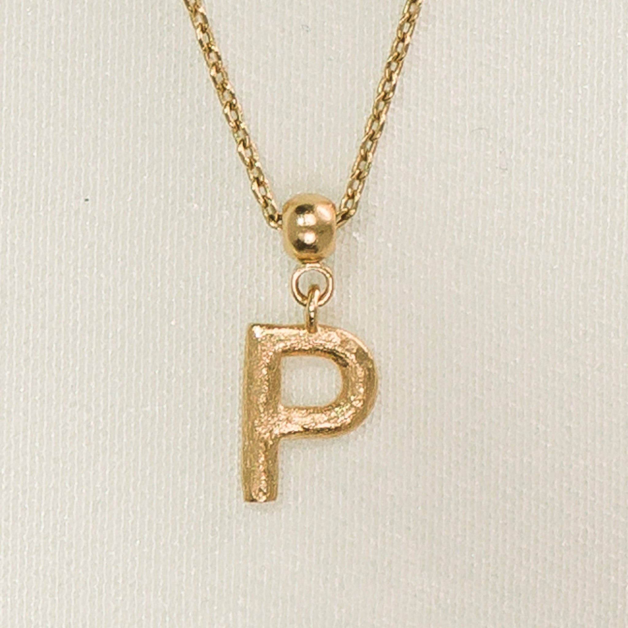Breloque en forme de lettre | Bijoux en or, cadeau imperméable: K / Breloque seulement - Image 23
