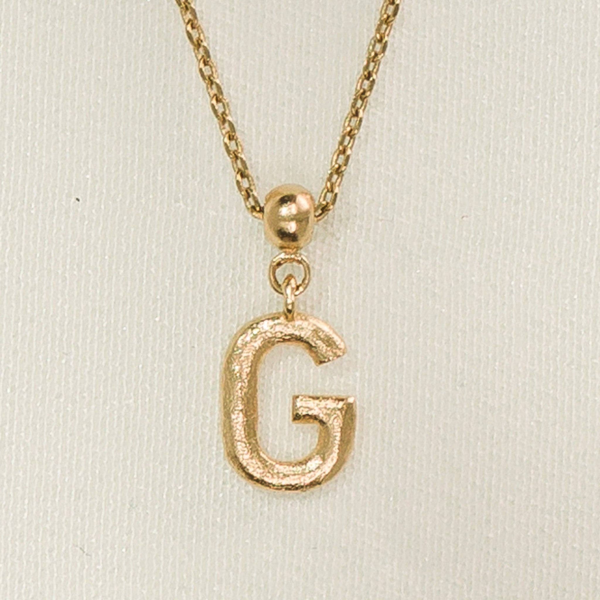 Breloque en forme de lettre | Bijoux en or, cadeau imperméable: M / Breloque seulement - Image 15