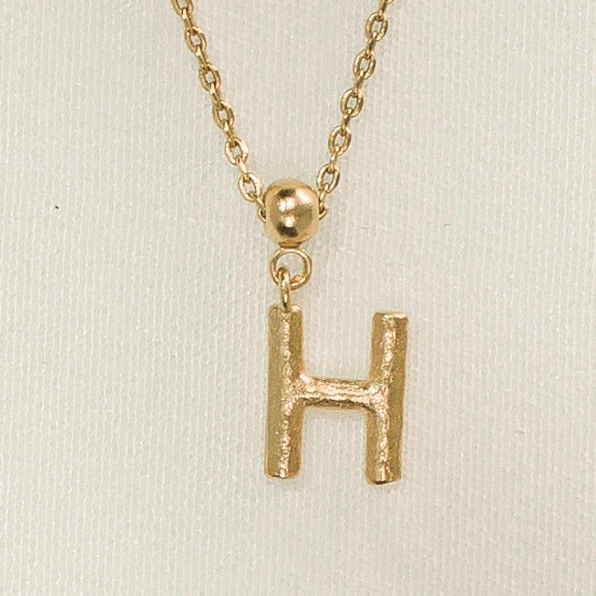 Breloque en forme de lettre | Bijoux en or, cadeau imperméable: T / Breloque seulement - Image 16