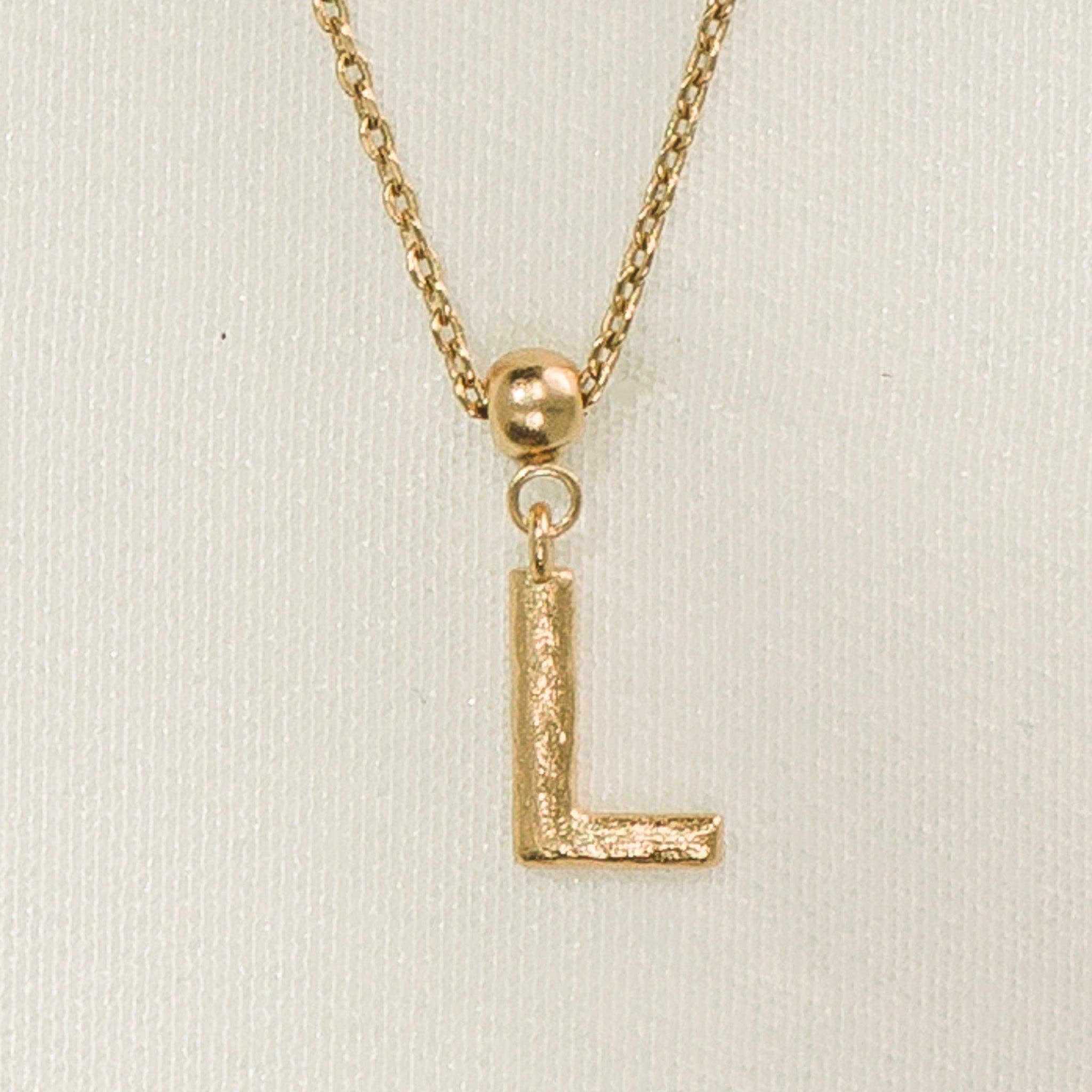 Breloque en forme de lettre | Bijoux en or, cadeau imperméable: UN / Breloque seulement - Image 19