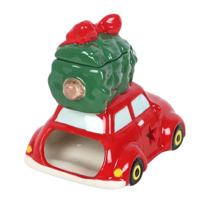 Brûleur d'huile Voiture Classique avec Sapin de Noël - Image 4