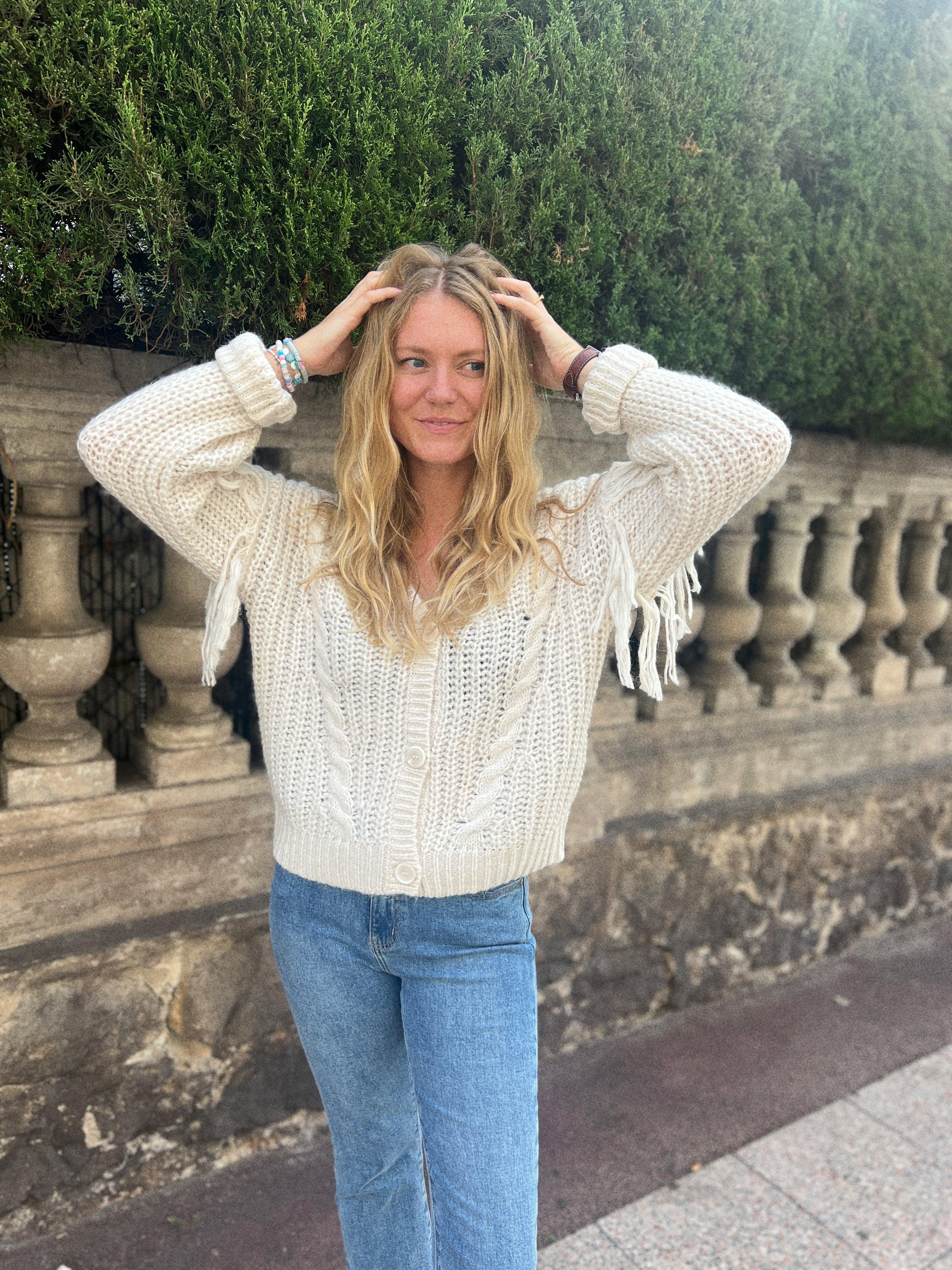 Cardigan Aksina I Crème