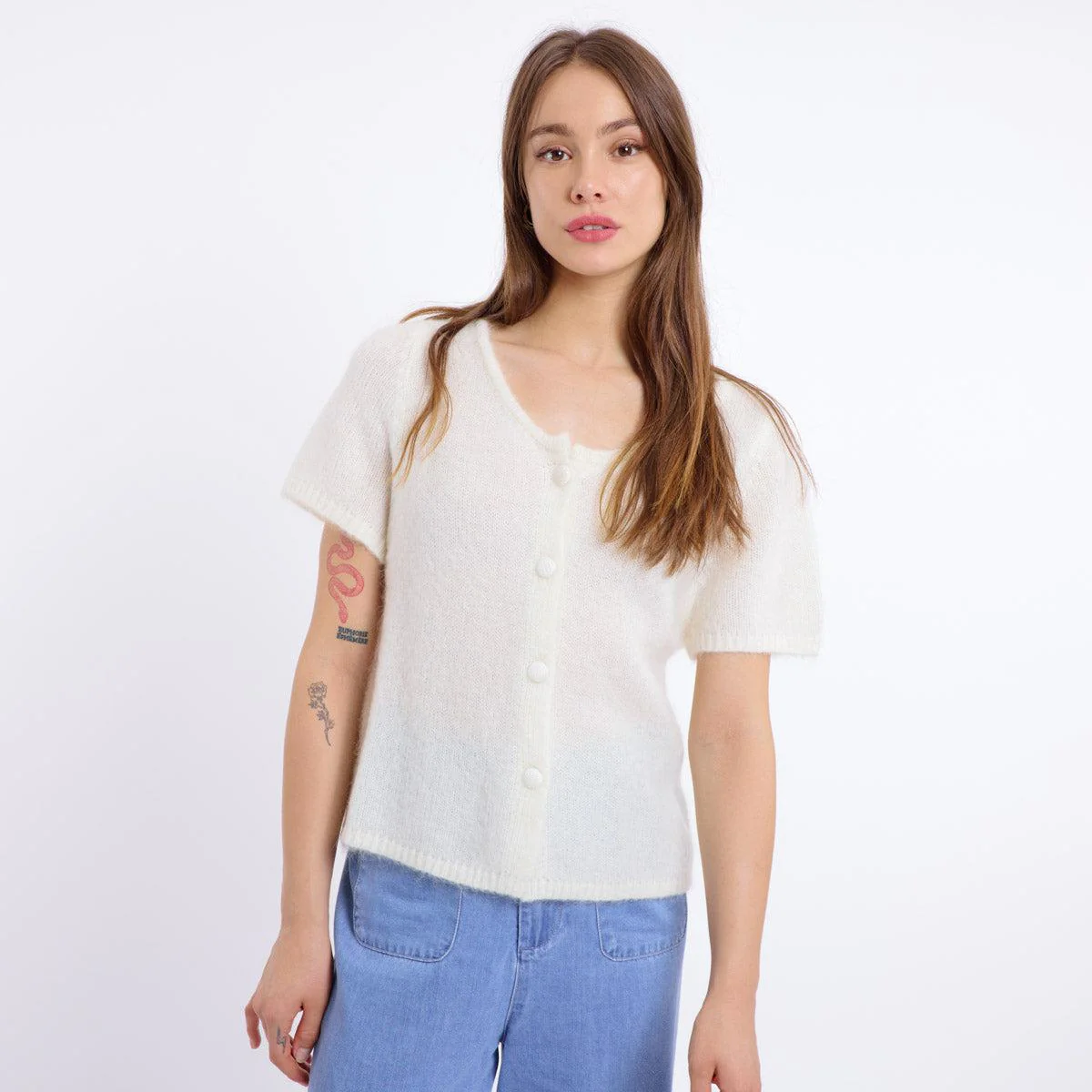 Cardigan Castille I Crème - Image 3