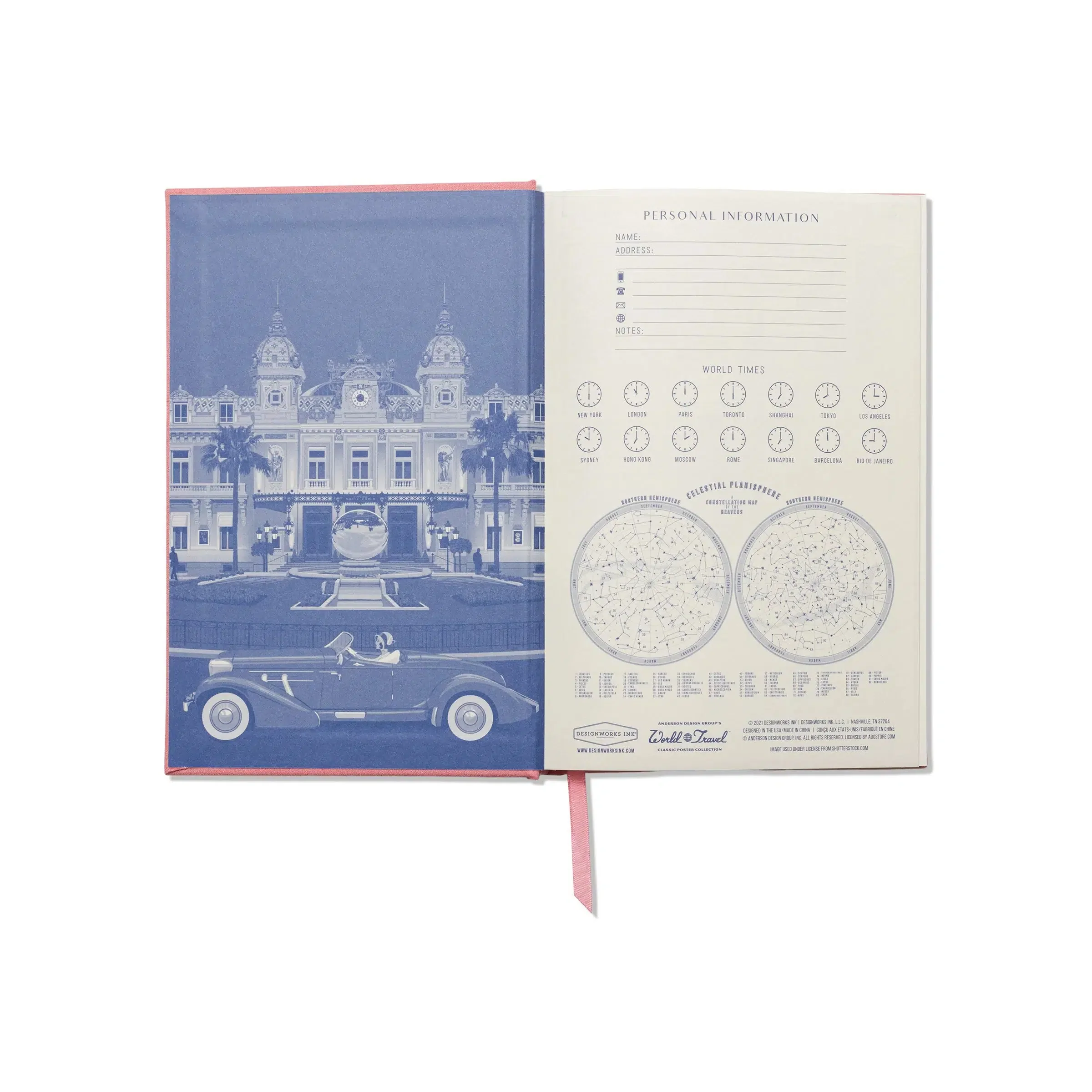 Carnet velours - Monaco - Image 3