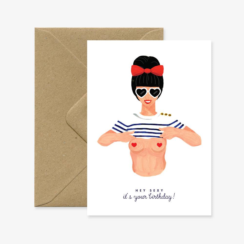 CARTE ANNIVERSAIRE | SEXY HAPPY BIRTHDAY