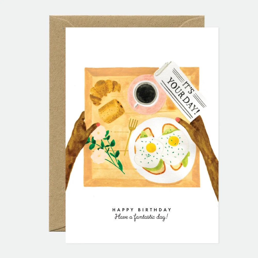 CARTE ANNIVERSAIRE | YOUR DAY BREAKFAST